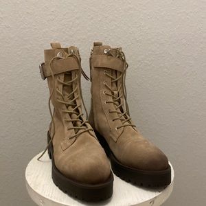 Sam Edelman Brown Leather boots size 8 NWOB